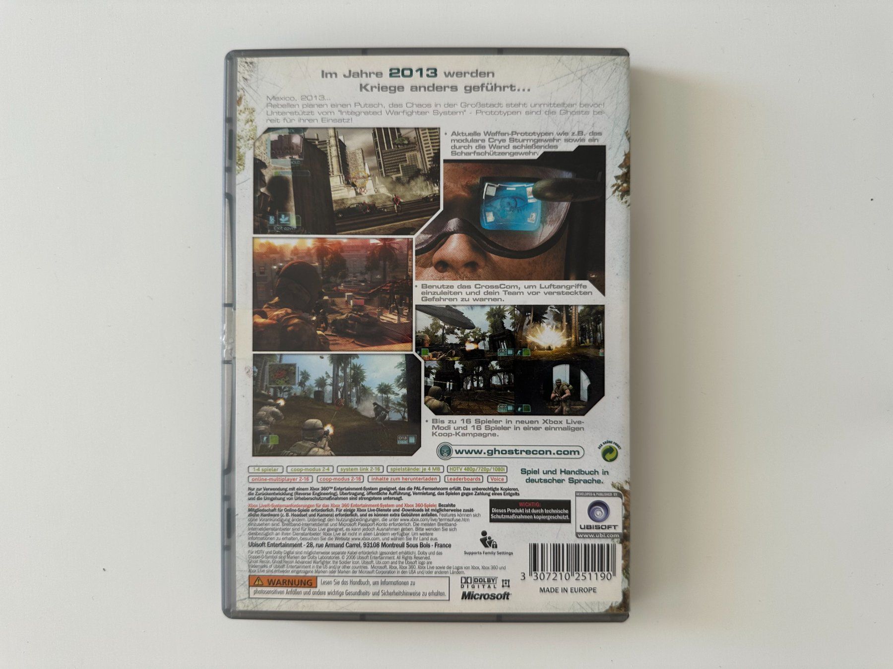 Microsoft Giochi: Tom Clancy's Ghost Recon Advanced Warfighter, Xbox 360 – Usato da Couvet venduto da Aura_aura 2