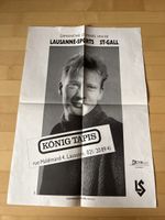 FC Lausanne Sports FC St. Gallen FCSG Vintage Matchplakat