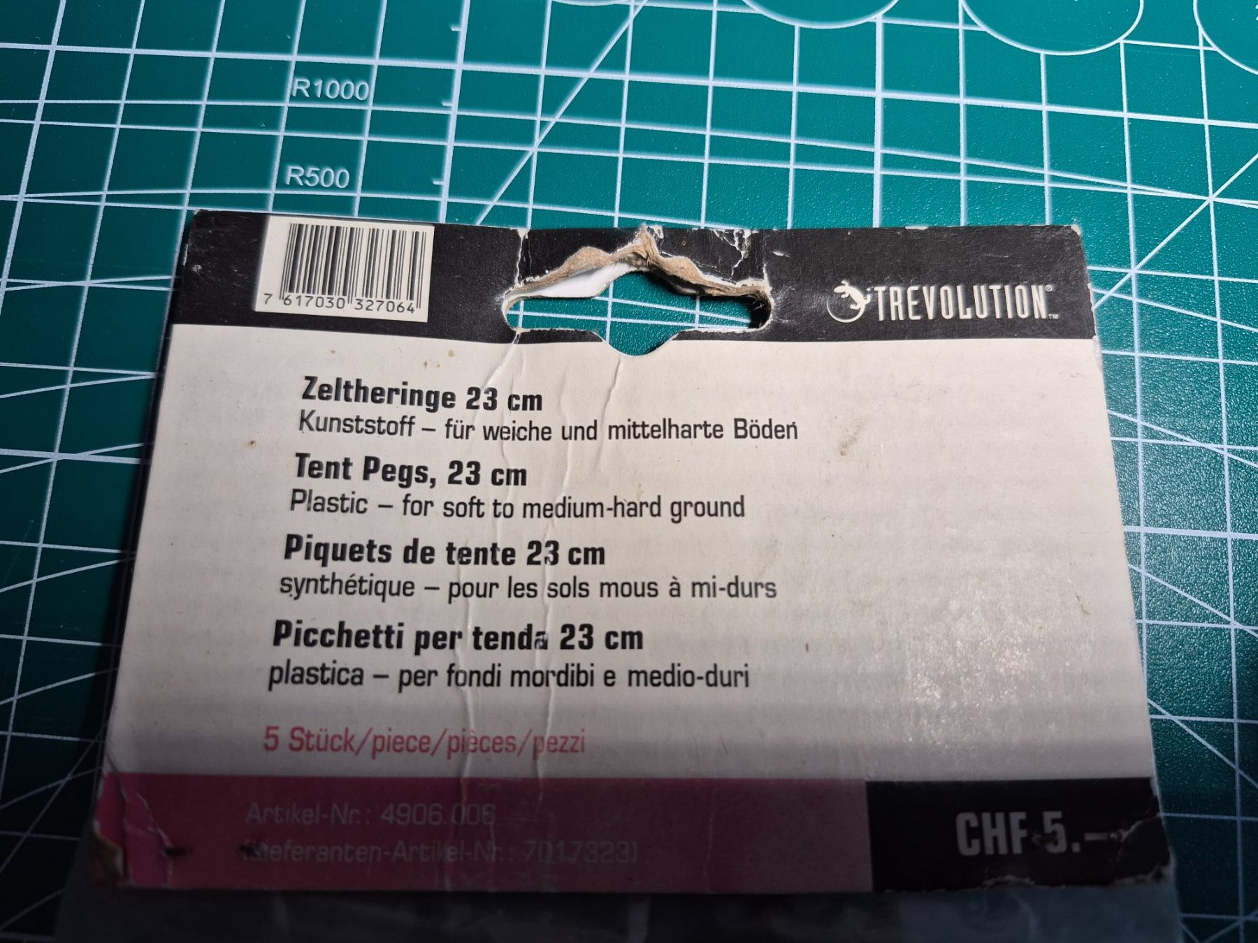 Accessori: Zeltheringe 23cm Kunststoff – Nuovo e nell'imballaggio originale da Therwil venduto da stiwi_6571 1