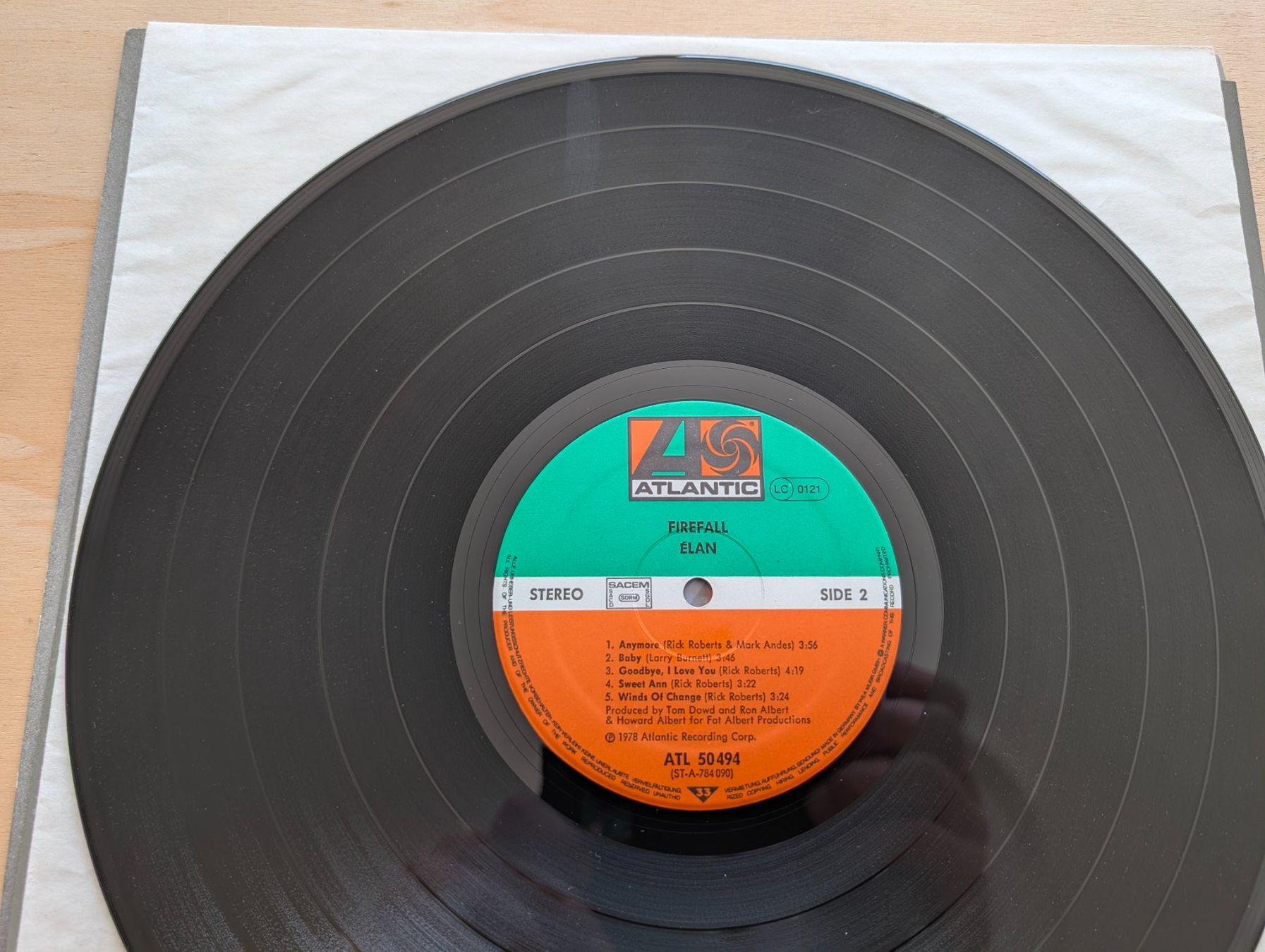 Schallplatten: Firefall – Élan  D 78  OIS – Gebraucht aus Ebikon von kisuM 8