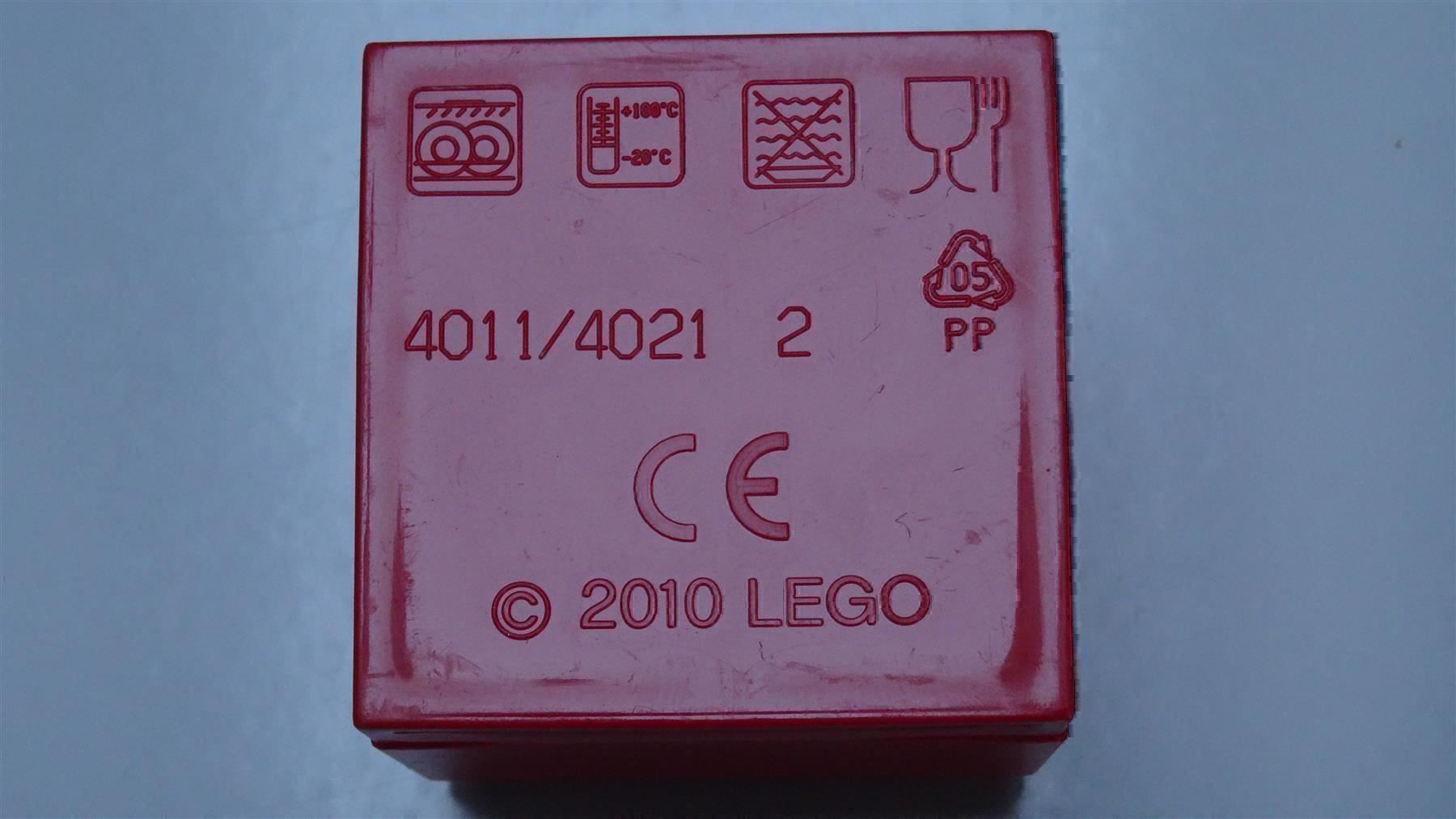 Lego Giocattoli: Mini-Lego Box mit 4 Noppen rot – Usato da Lupfig venduto da Buerkli20 1