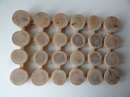 Untersetzer Holz - Unikat Handarbeit Tanne massiv
