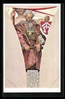 Alphonse Mucha: Resistance, Krieger mit 