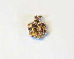 Anhänger Rose kupferfarbig