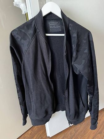 Leichte Frühlingsjacke Schwarz, Grösse L