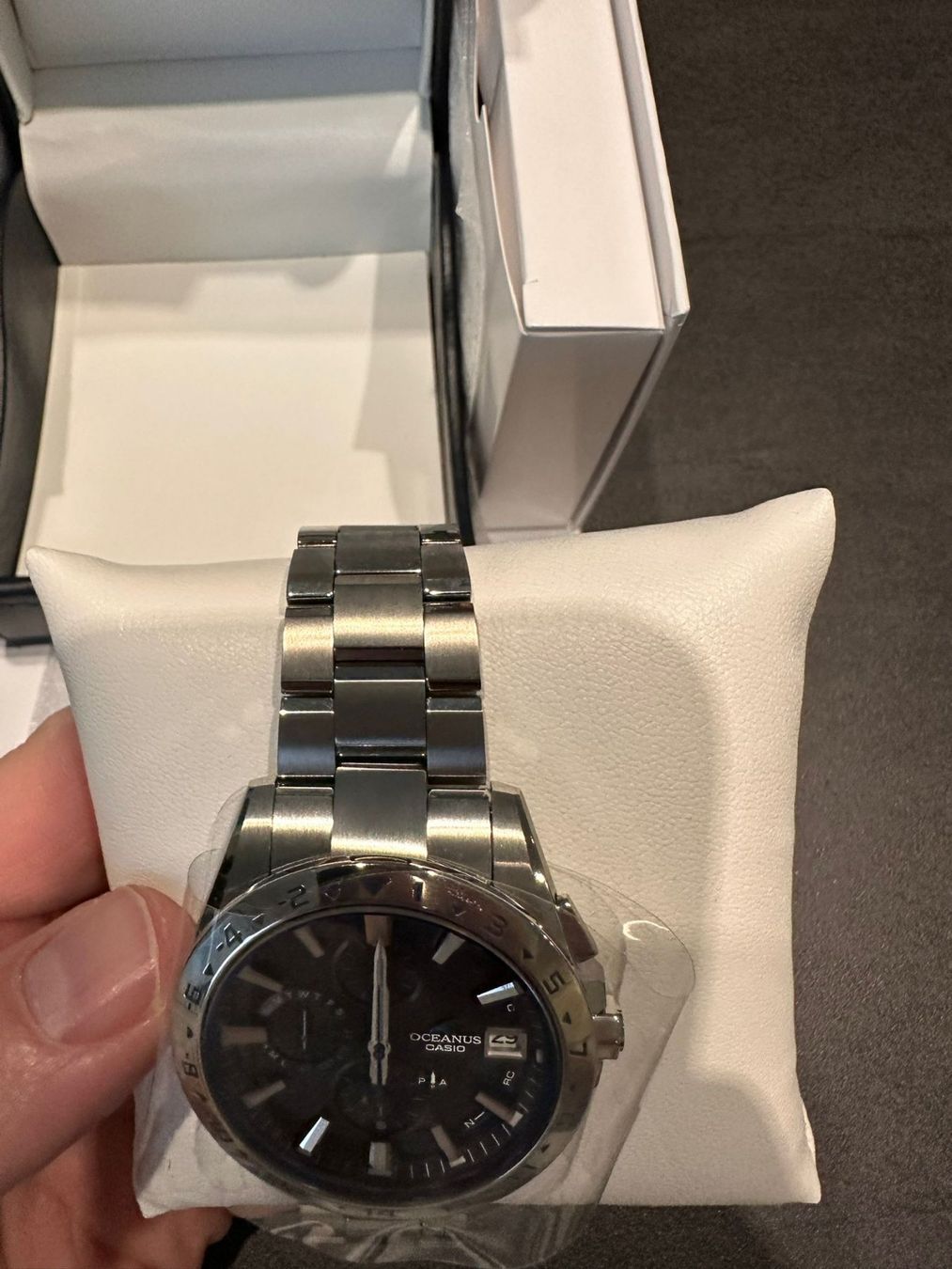 Casio Orologi: Casio Oceanus Radio Wave Solar - Neuve jamais portée! – Nuovo e nell'imballaggio originale da Boudry venduto da magelan01 4