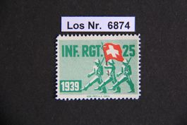 2. Weltkrieg-Marke Infanterie                       Los 6874