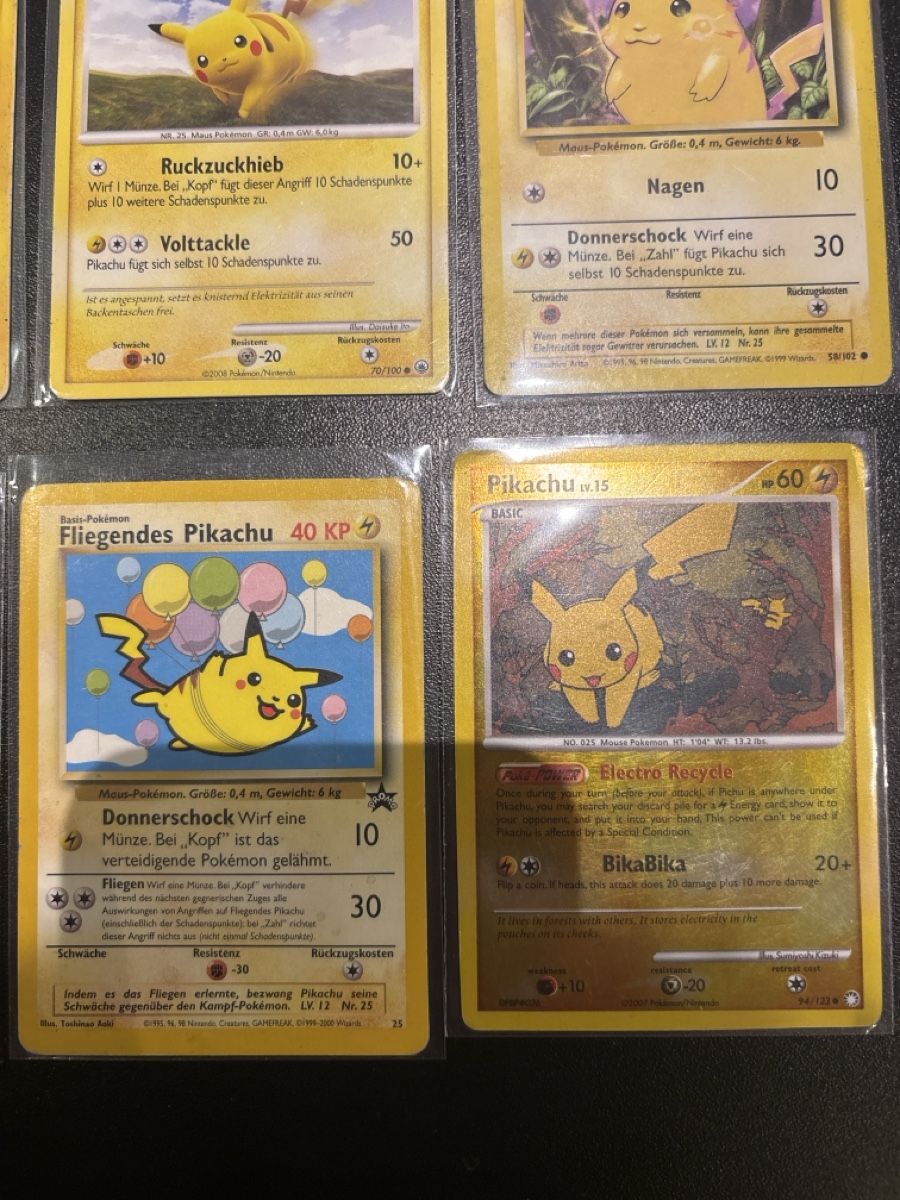 Pokémon Carte collezionabili: Pokémon Pikachu Sammelkarten – Usato da Anglikon venduto da raf_7sml 4