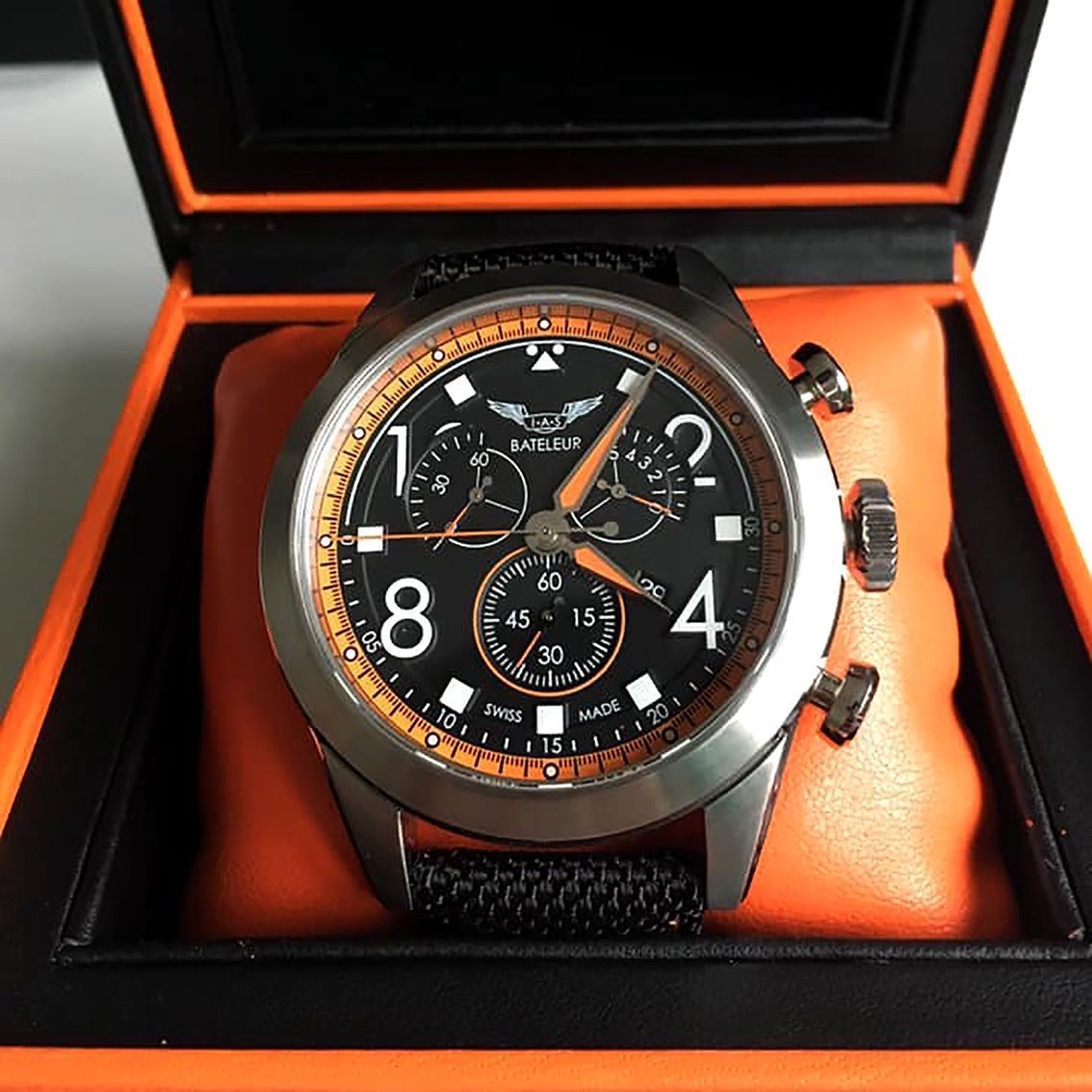Orologi: Chronographe IAS Neuf de stock – Nuovo e nell'imballaggio originale da Biel/Bienne venduto da Swiss-Watches-Offers 3