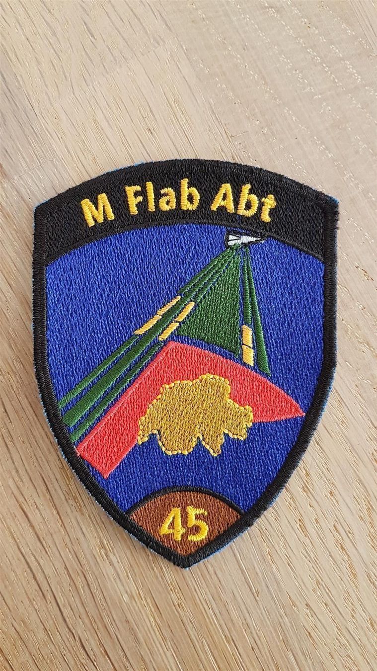 Plaketten & Abzeichen: Badge M Flab Abt 45 braun – Gebraucht aus Erlinsbach von S700