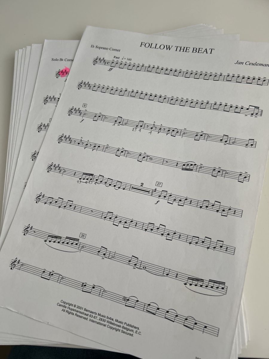 Livres: Brass Band Noten: Follow the Beat – D'occasion à Galgenen par Red27 2