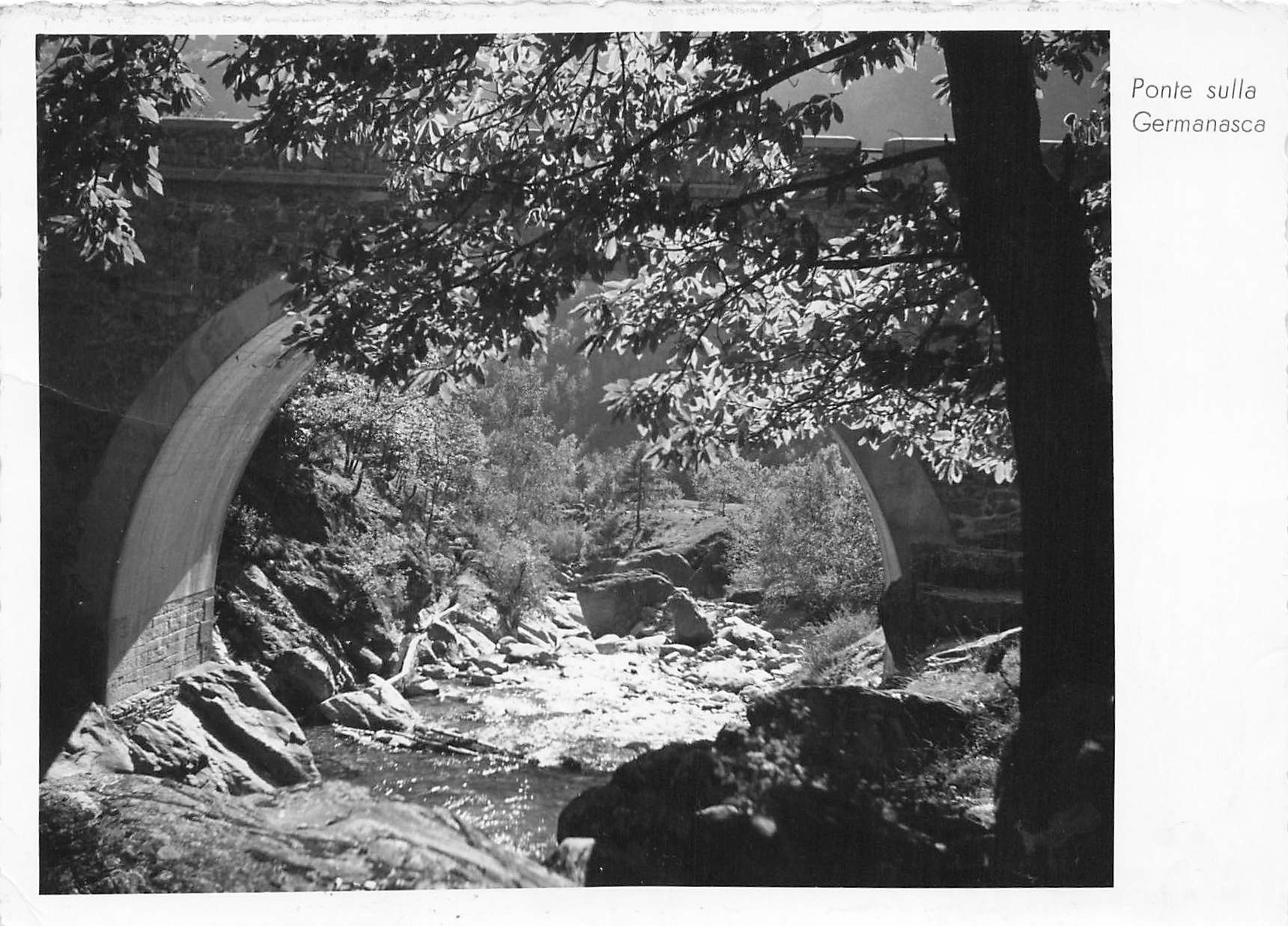 Cartoline postali: Ponte sulla Germanasca TI G – Usato da Biasca venduto da Blenio71