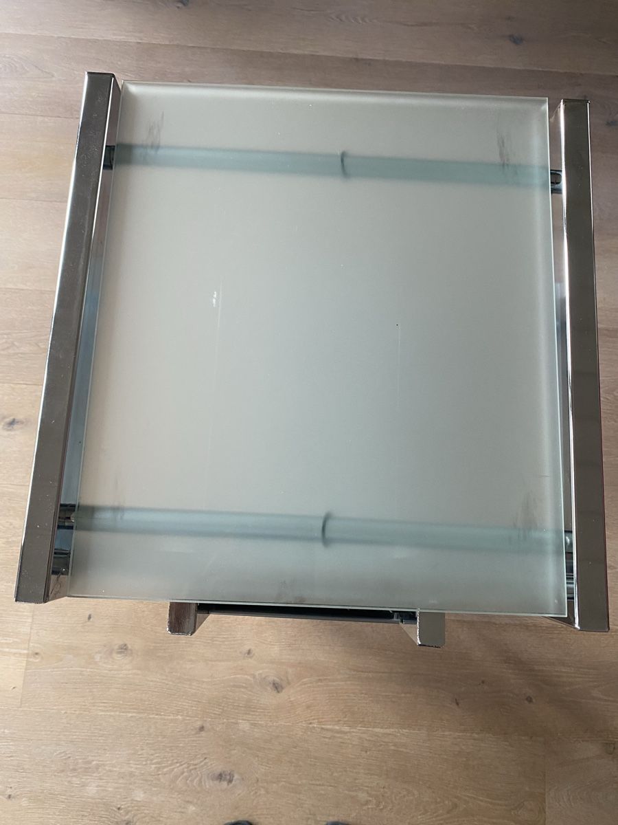 Koffer & Taschen: PC Rollwagen mit Glasplatten, Chrom, 35cmx50cmx81 cm – Gebraucht aus Embrach von bea_8424 5