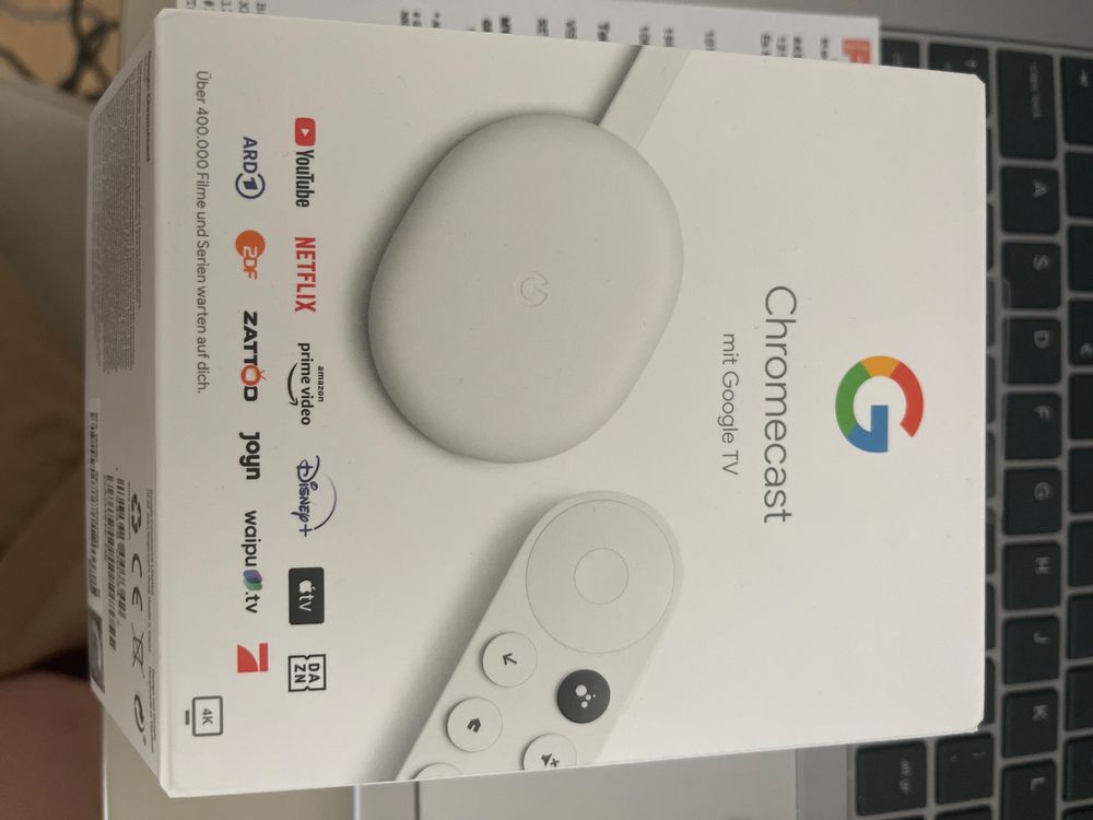 Google Chromecast 4K mit Google TV | Kaufen auf Ricardo