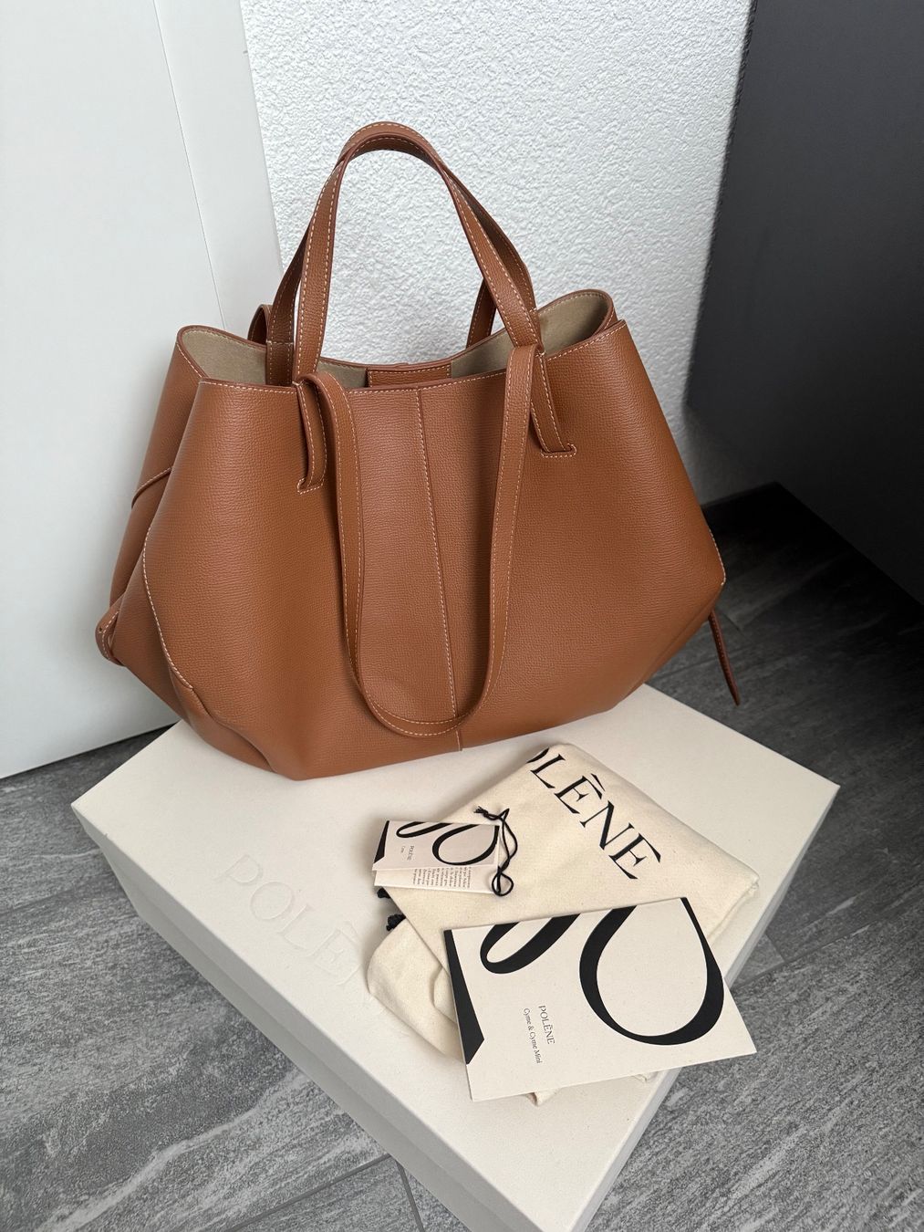 Polène Borse da donna: Polene Cyme - Textured Camel Fullset – Usato da Wangen ZH venduto da seretdn 3