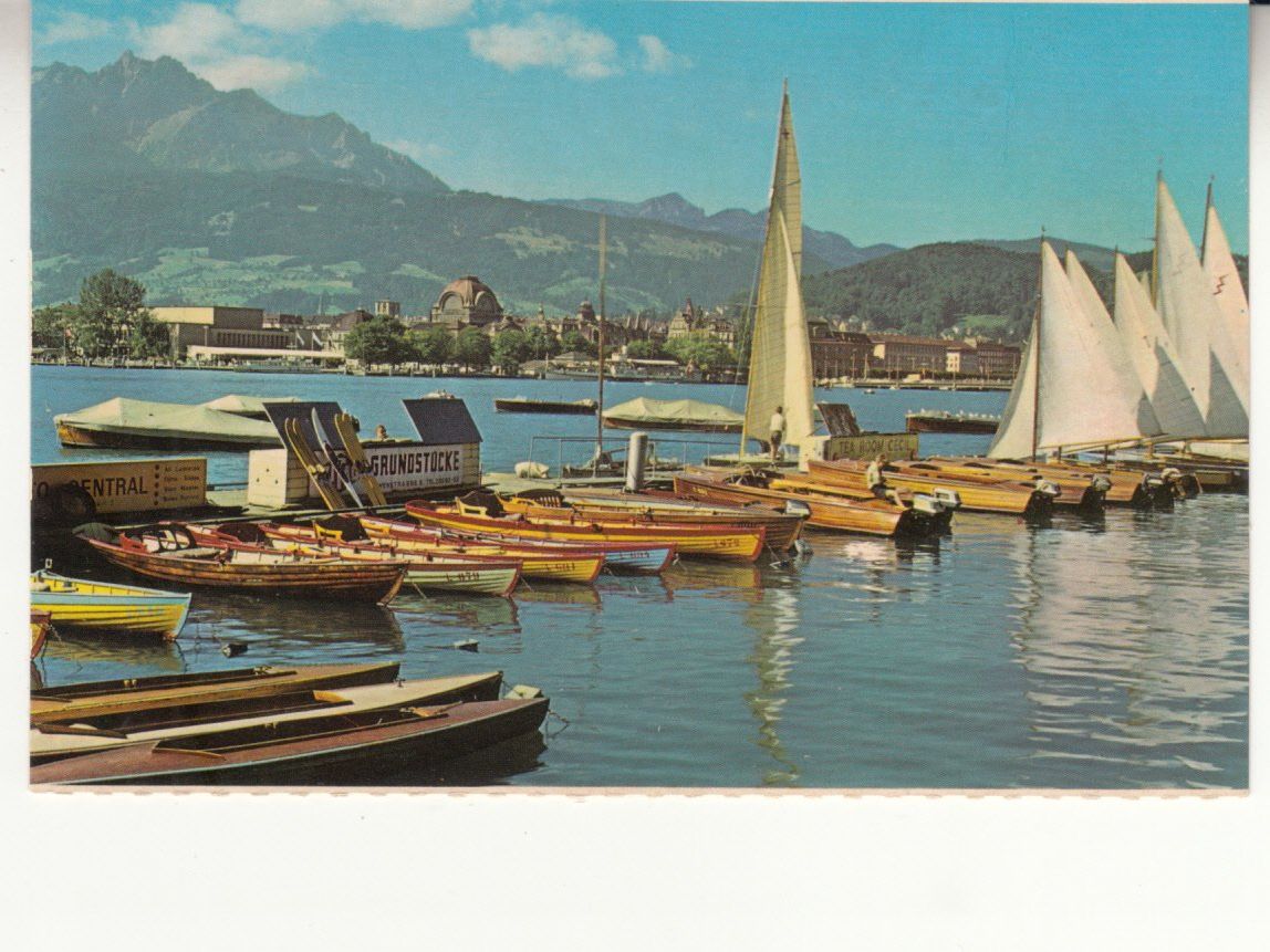 Cartoline postali: Luzern Photoglob 1238 ca. 1960 – Usato da Bürglen TG venduto da StampGraf