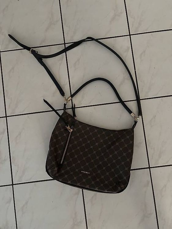 Nine West Chelsay Umhängetasche – Mit Reißverschluss, Abnehmbarem Crossbody-Gurt, Polyester-Futter, Schlichtes Design
