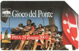 Telefonkarte Italien PF€-150 Gioco del Ponte Pisa