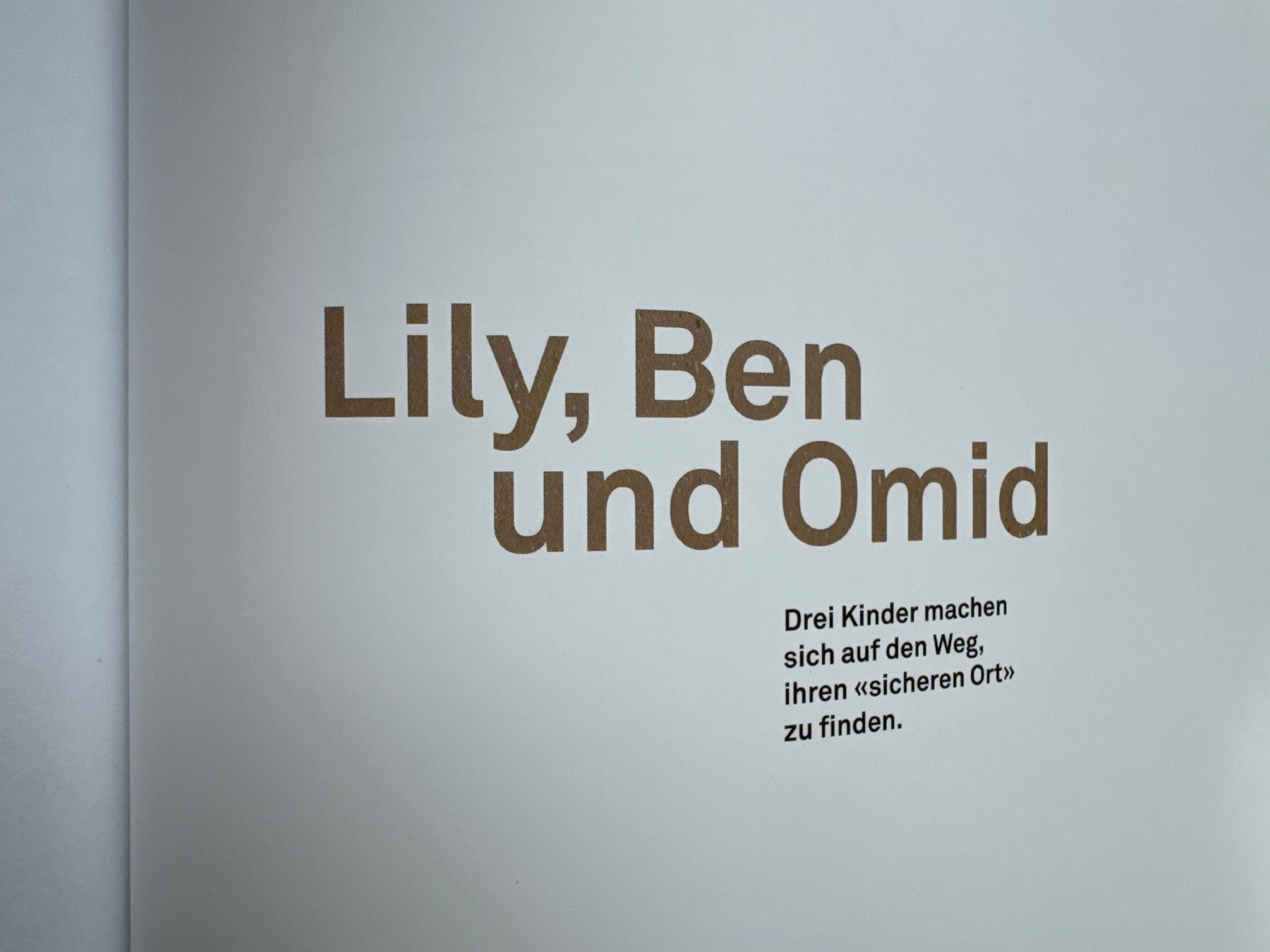 Bücher: Lily, Ben und Omid – Gebraucht aus Aarau von Kilauea 9