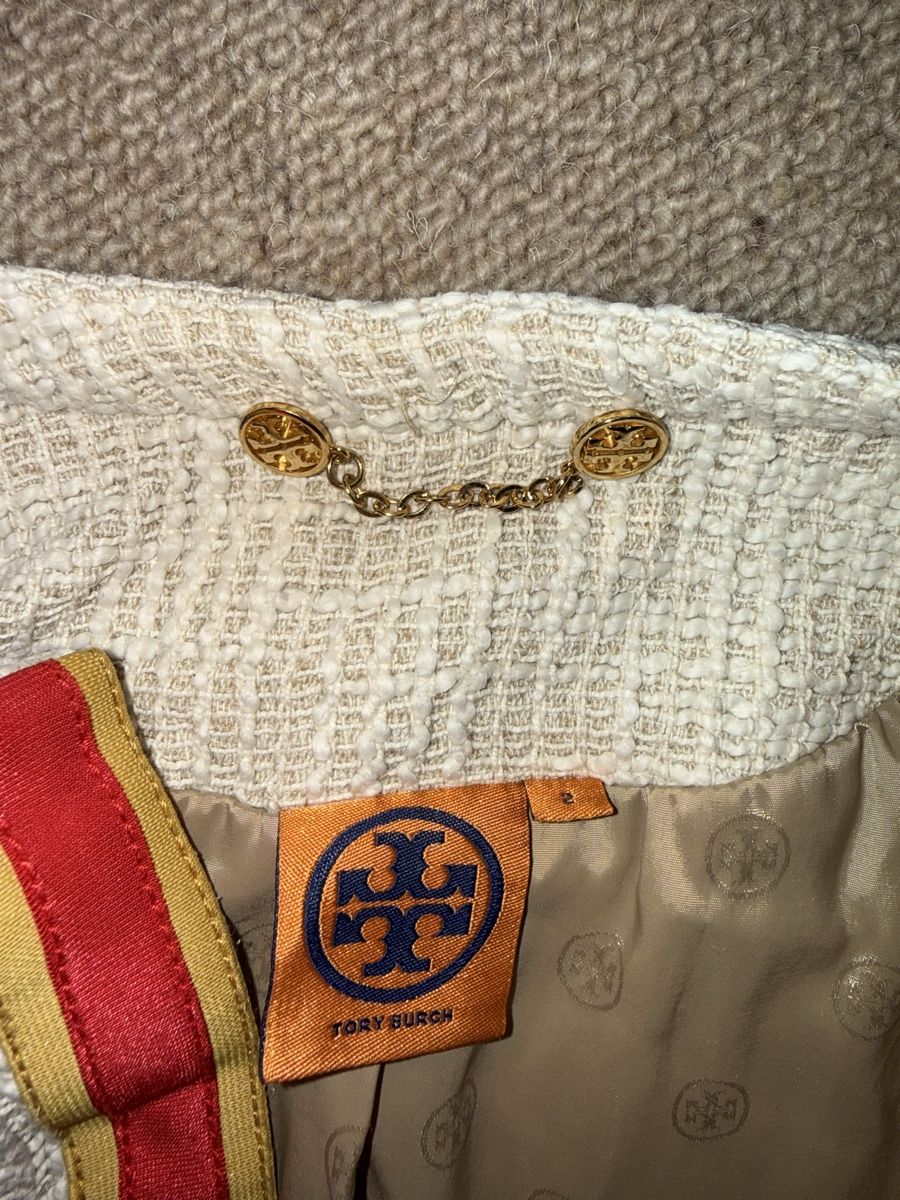 Tory Burch Jacken: Tory Burch Jacke Blazer Grösse 2 Creme – Gebraucht aus Gstaad von Kunst1996 1