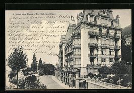 AK Montreux-Territet, L'Hotel des Alpes