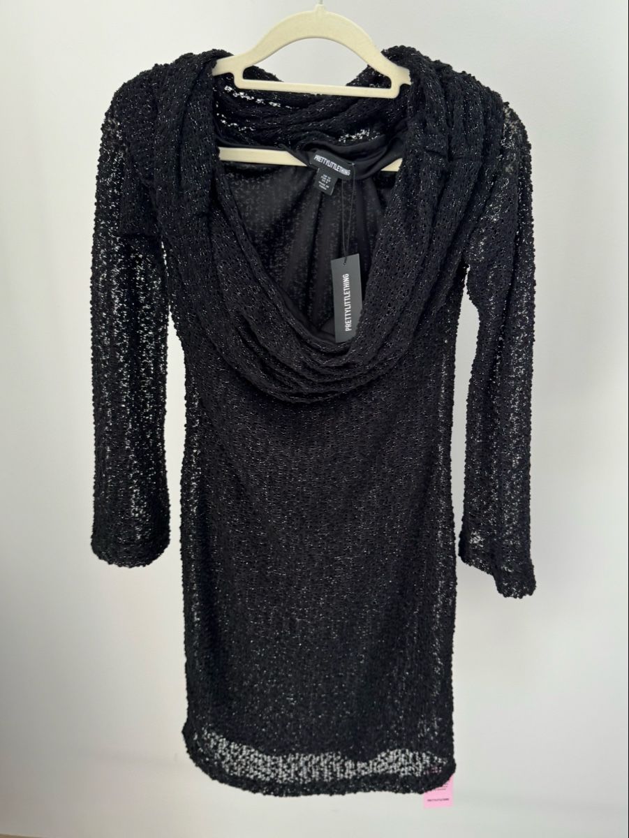 Vestiti: Mini Dress PrettyLittleThing black – Nuovo e nell'imballaggio originale da Zürich venduto da di_archive