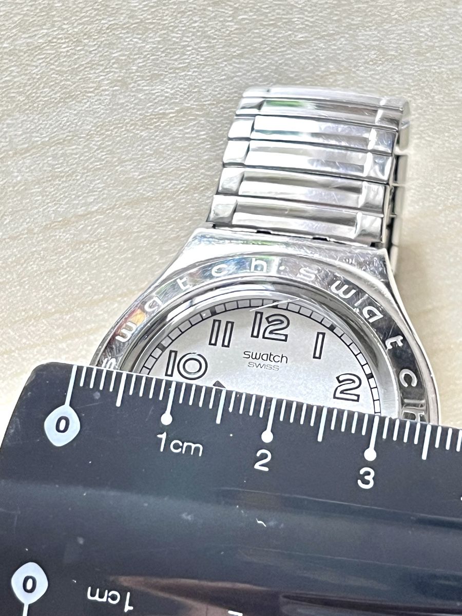 Swatch Uhren: Swatch Uhr Silber Metallarmband Datum Tag  – Gebraucht aus Grenchen von chththl 2
