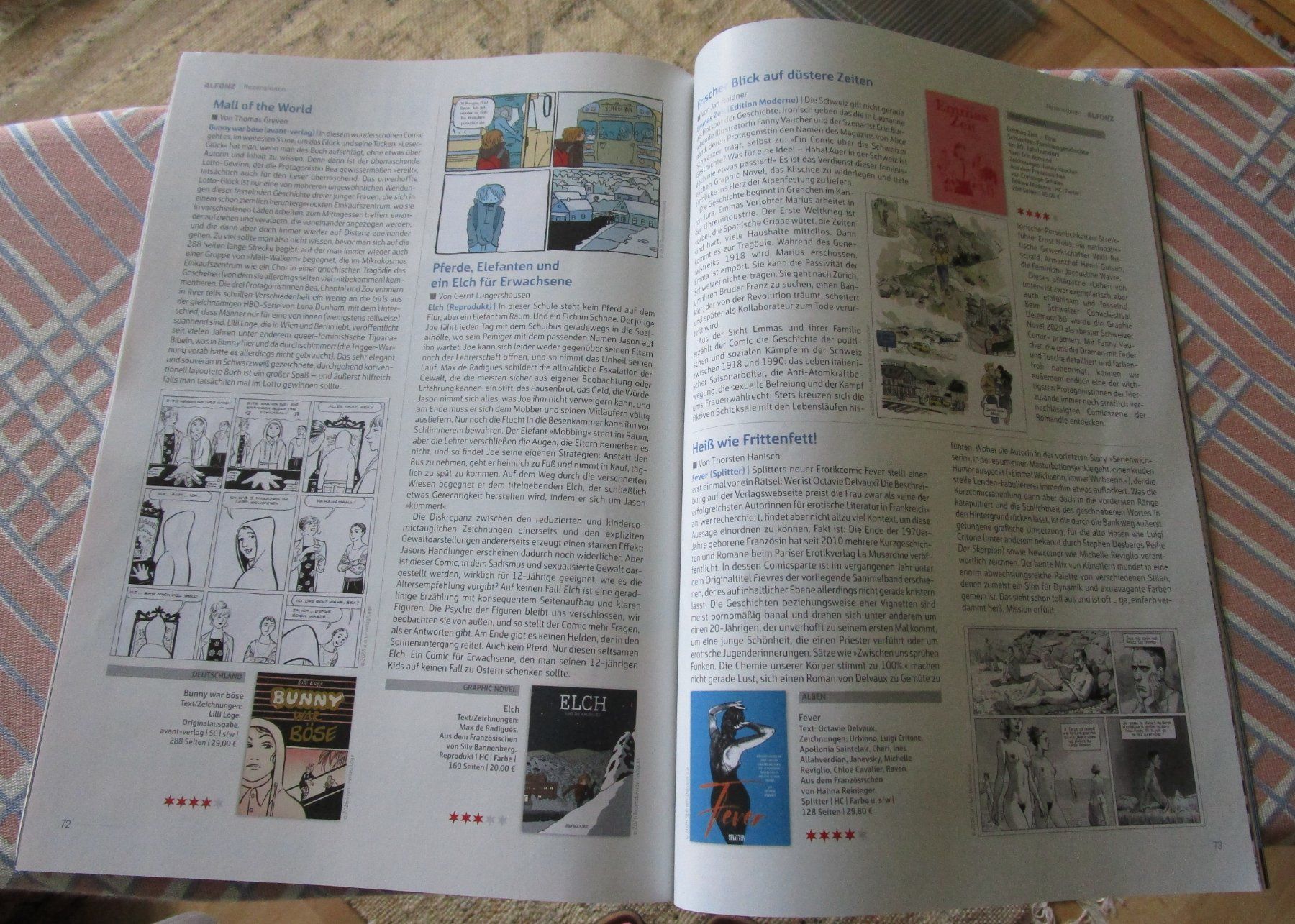 Fumetti: Alfonz Comicreporter 2/2026, Comic Magazin – Usato da Scuol venduto da Luana.. 3