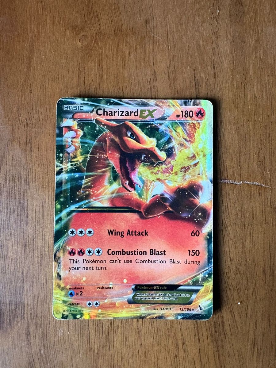Pokémon Cartes à collectionner: Carte Pokémon Charizard EX Basic 180 HP 12/106 – D'occasion à Vaulruz par emi_zgp8