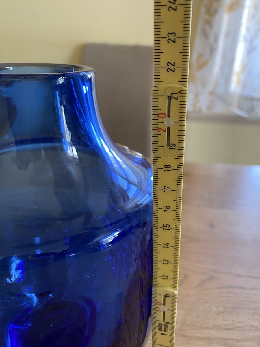 Vasi & Recipienti: Schöne Kristallvase Blau – Usato da Flawil venduto da Naphtali 5