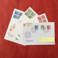 FDC 1970 Freimarken für Automaten Satz + 4er 483 - 484 - 485