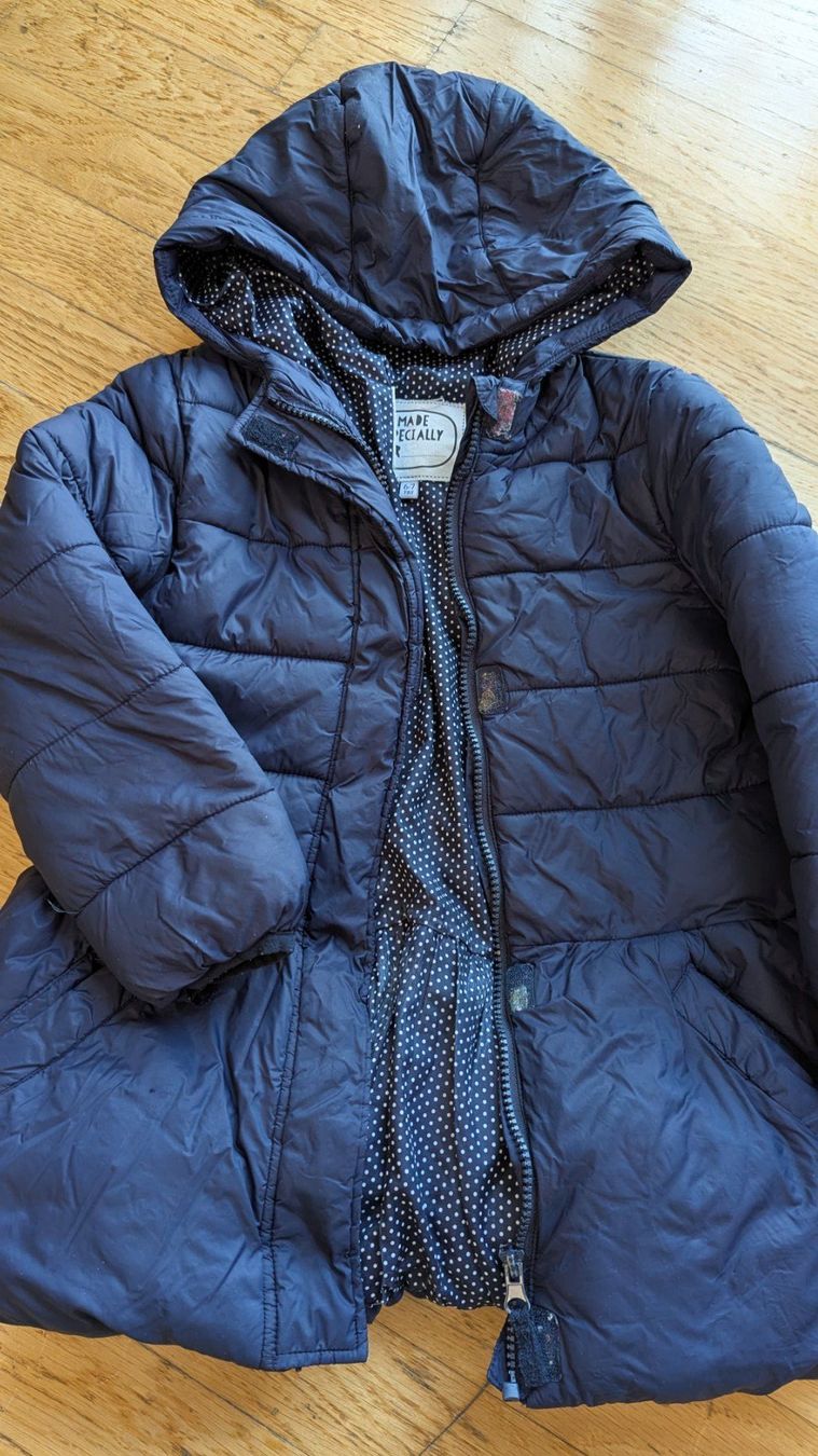 Giacche & Cappotti: Steppjacke Dunkelblau, Gr. 108 – Usato da Zürich venduto da mashustik