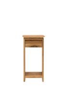 Säule TINY Wildeiche massiv mit Schublade 60 cm
