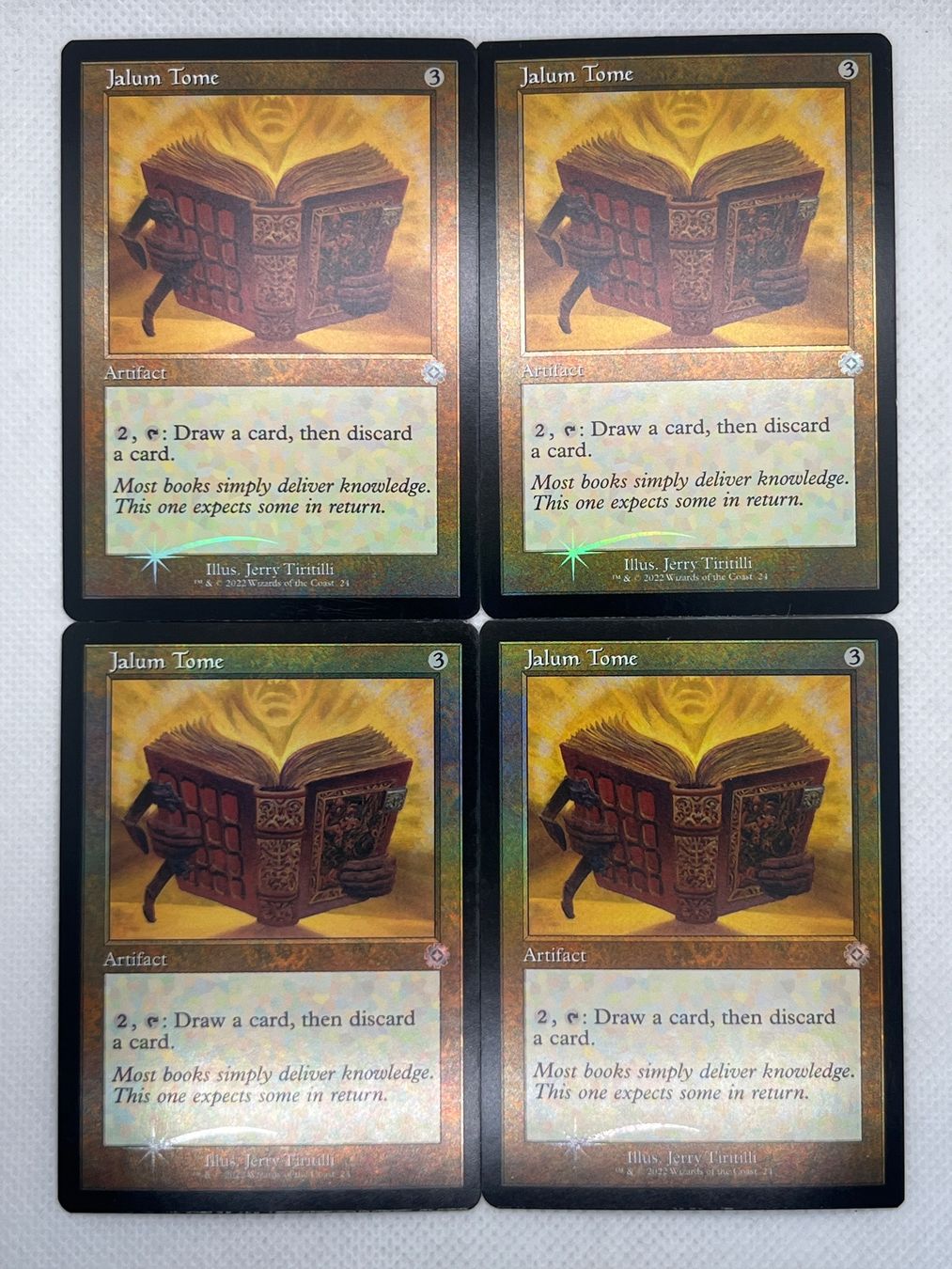 Magic The Gathering Carte collezionabili: Jalum Tome Foil Magic Karten 4x – Usato da Hinterkappelen venduto da Kim1992