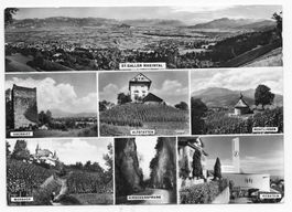 St. Galler Rheintal 7 Ansichten um 1974