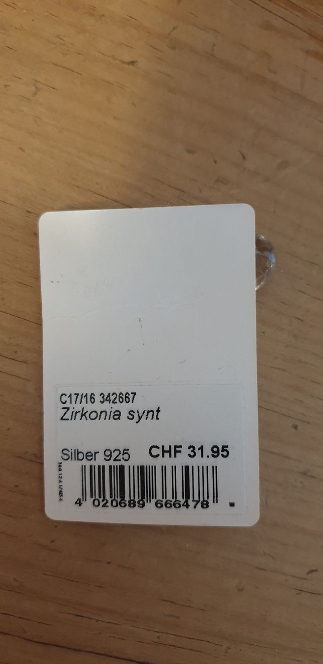 Pendentifs: Zirkonia Anhänger – Neuf (Voir description) à Wildhaus par enzian66 1