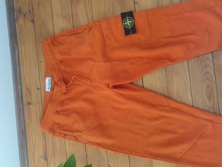 Stone Island Jogginghose Orange, Grösse M, fast nie getragen