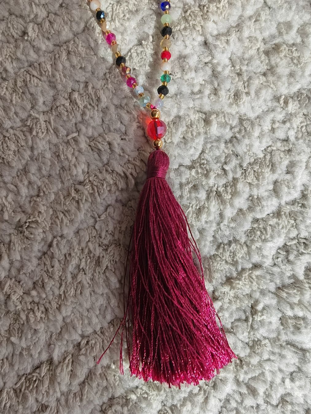 Catenine: Collier à perles avec un pompon – Nuovo (secondo la descrizione) da Longirod venduto da DigiSmart 1