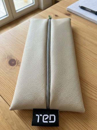 Elegantes Reise-Kulturbeutel / Kosmetiktäschchen (Beige)