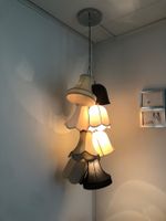 Deckenlampe Vintagestil mit Lampenschirmen