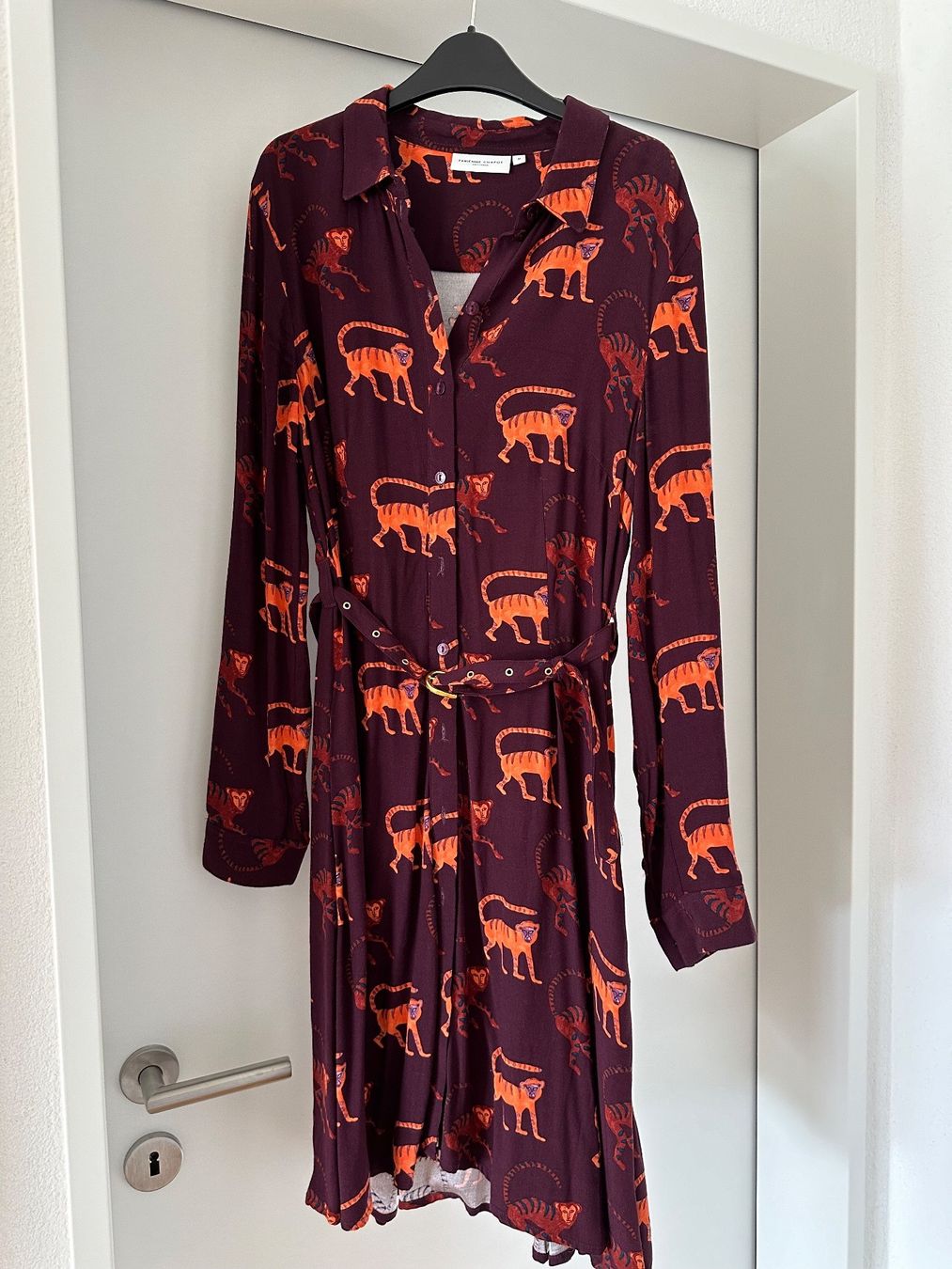 Vestiti: Herbstkleid mit Affenprint, Gr. M, Fabienne Chapot – Usato da Sissach venduto da Vanessa_Atalanta