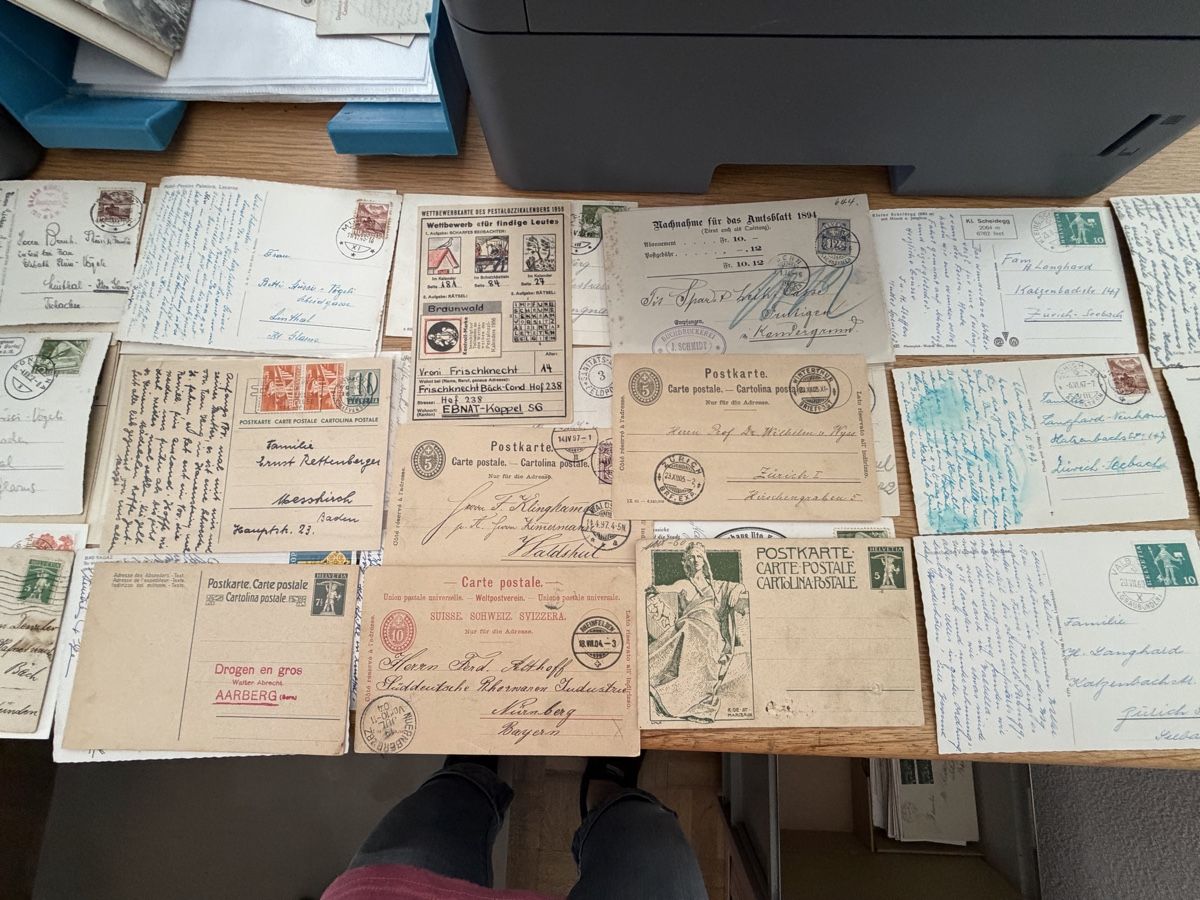 Ansichtskarten: 50 Ansichtskarten/Postkarten Schweiz ab Alt – Gebraucht aus Murgenthal von Tina_4055 4