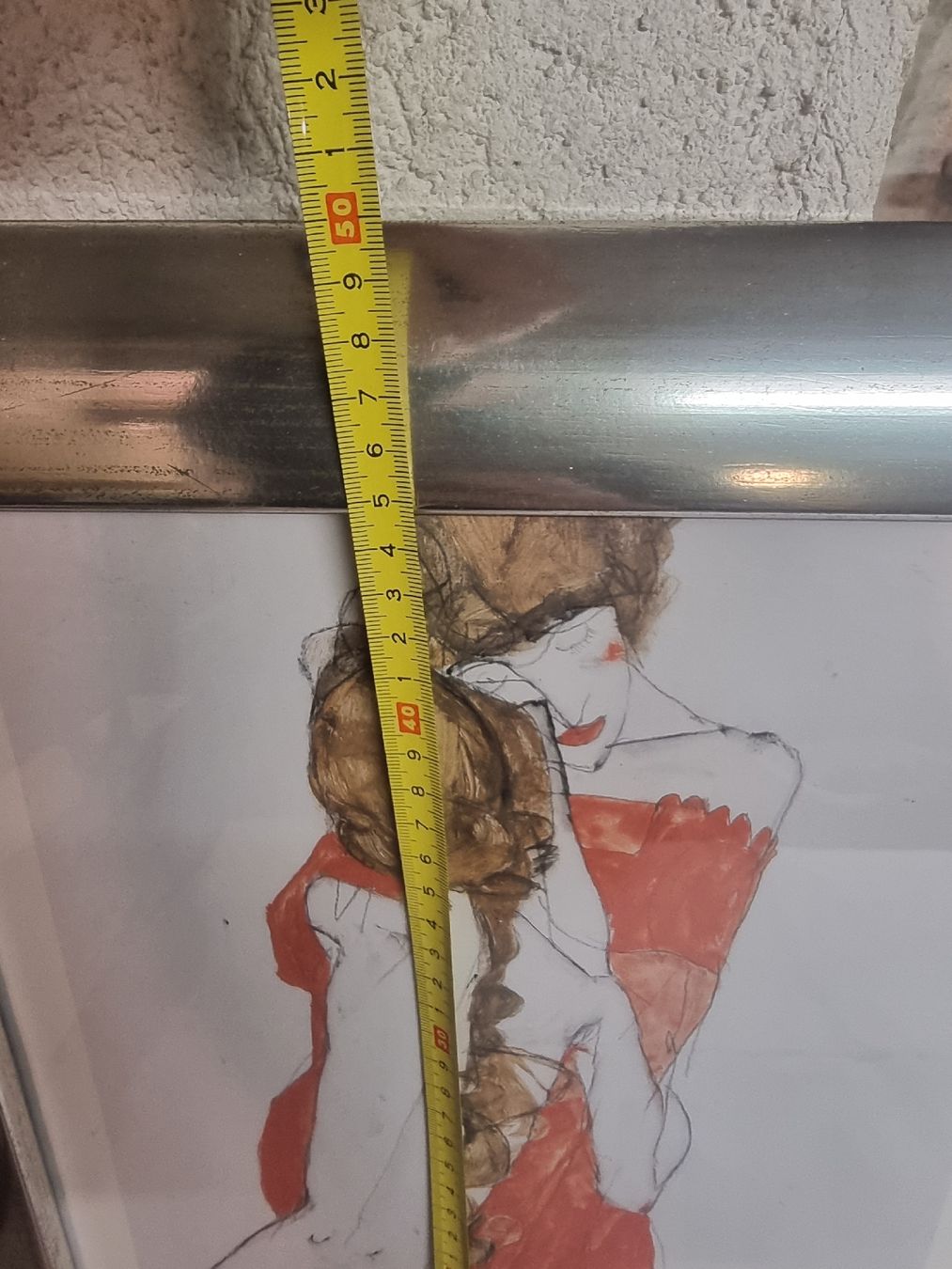 Grafica & Litografie: Egon Schiele Mutter und Tochter, 1913, gerahmtes Bild – Usato da Zürich venduto da Budget-Brocki 6