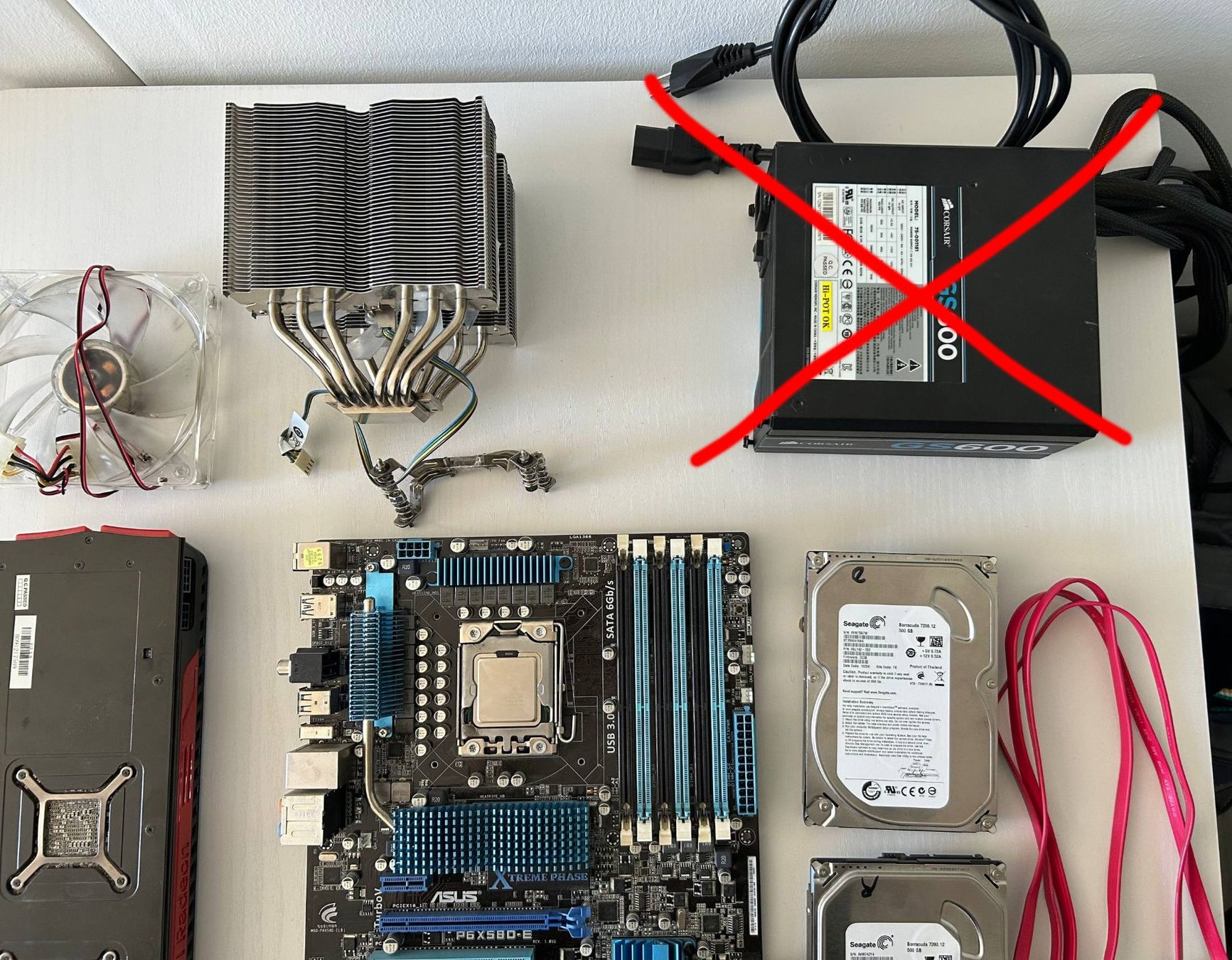 Asus PC: PC Komplett-Set ASUS X58 + Xeon + RAM + GPU – Usato da Zürich venduto da mozii 2