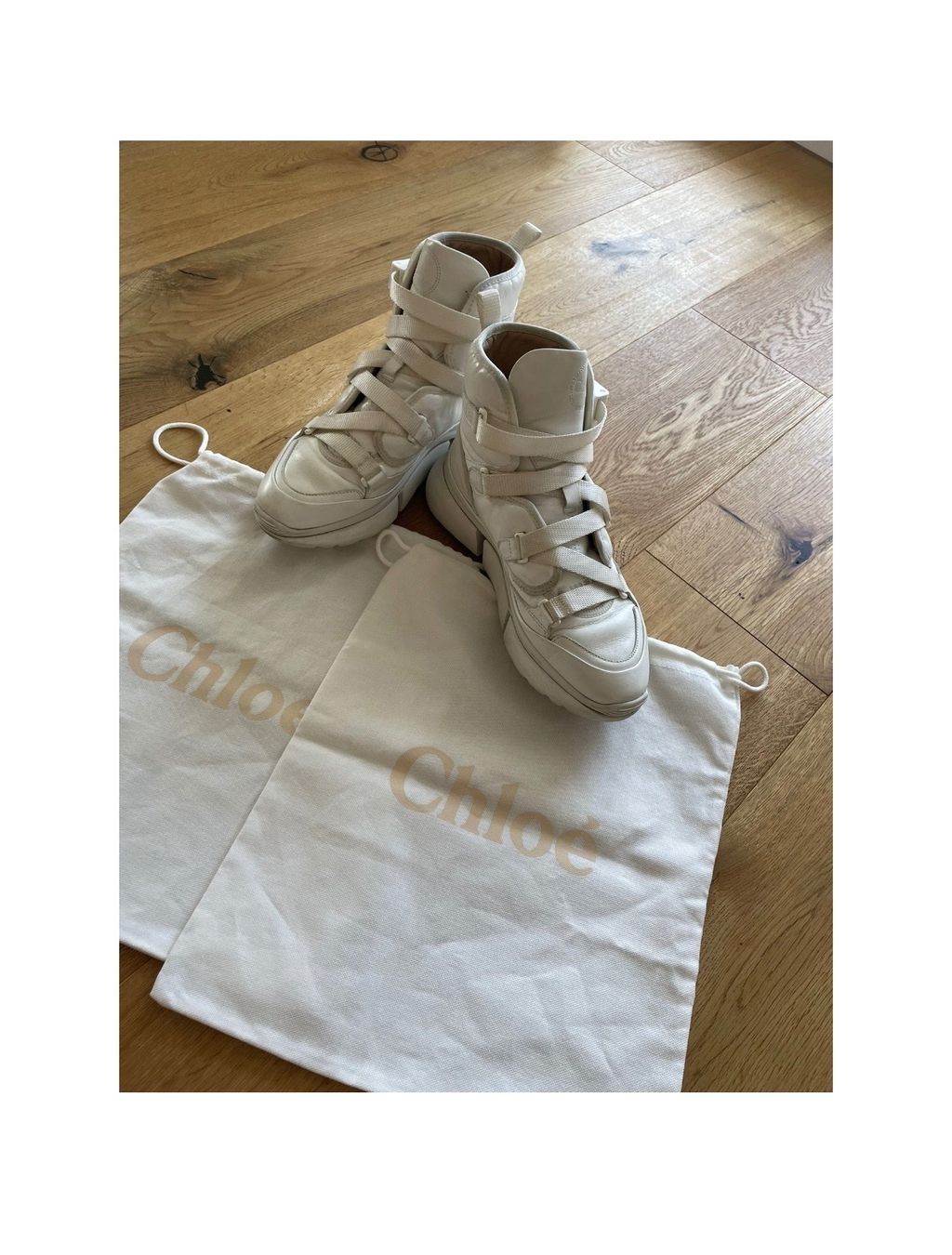 Chloé Damenschuhe: Chloé Sonnie leather trainers – Gebraucht aus Männedorf von fge_tt7h 3