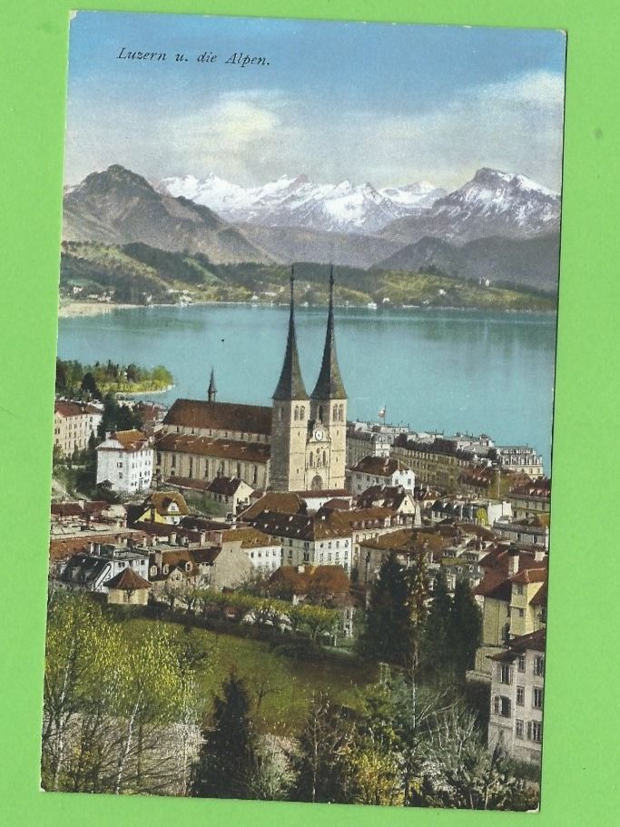 Cartoline postali: Luzern und die Alpen – Usato da Zürich venduto da t24_de