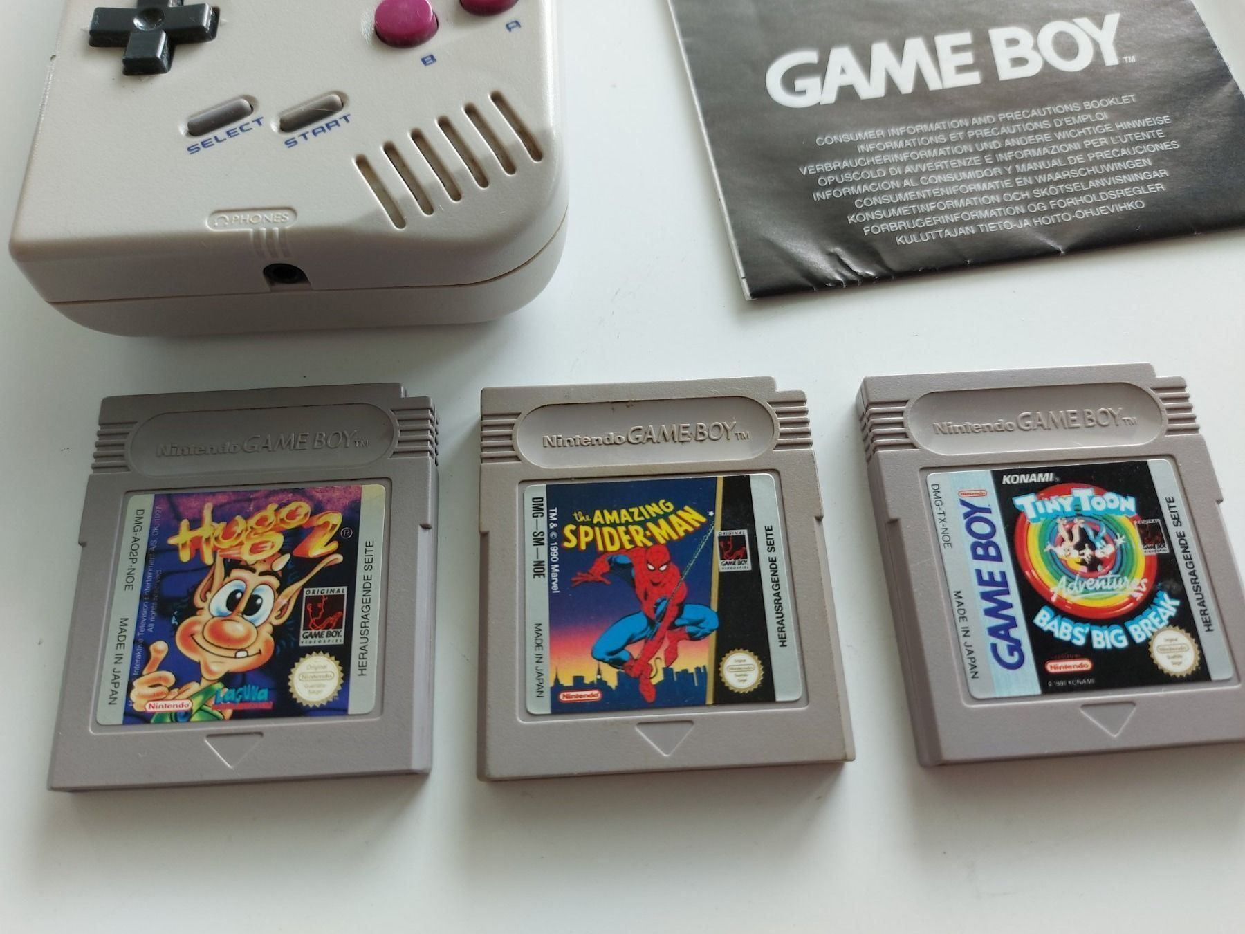 Nintendo Konsolen: Game Boy Classic Konsole + 3 Spiele GB – Gebraucht aus Aarau von Kaesekuchen2000 1