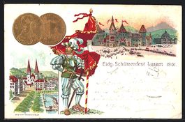 Litho Luzern, Eidg. Schützenfest, Einga