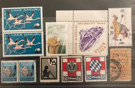 Steckkarte diverse Marken / Vignetten