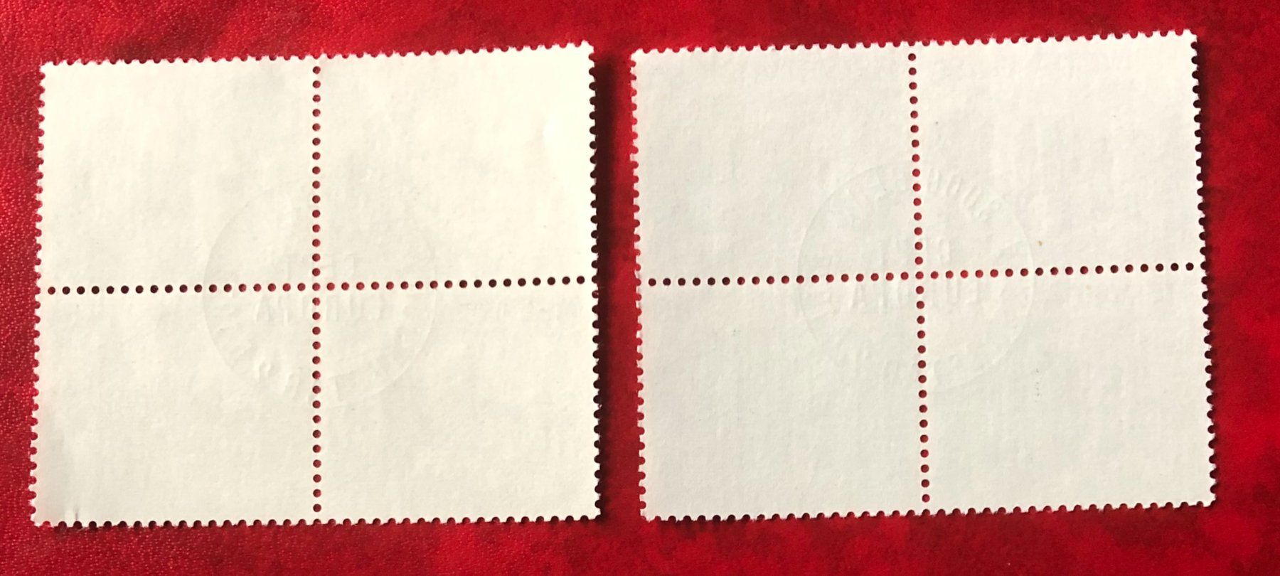 Tutti i francobolli: 4 er Block Nr.607/608 mit Stempel Bern – Usato da Aarau venduto da Billa007 1